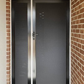 Privacy mesh security door